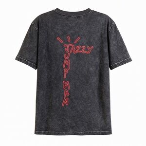 Los Angeles Apparel Jazzy Jumpman Graphic T-Shirt Black Size M